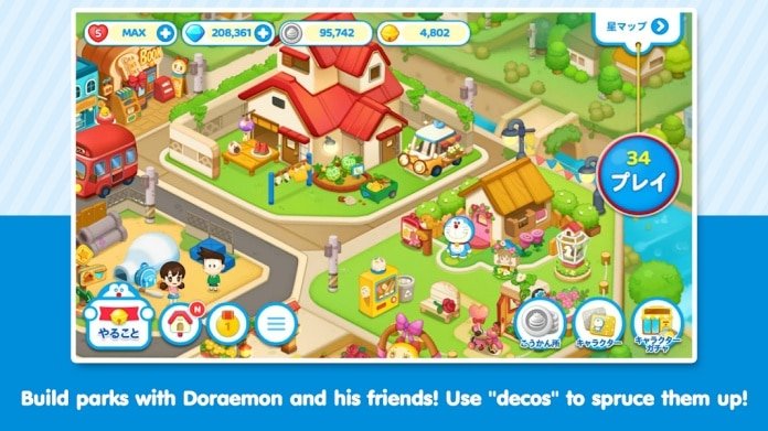Game LINE Doraemon Park